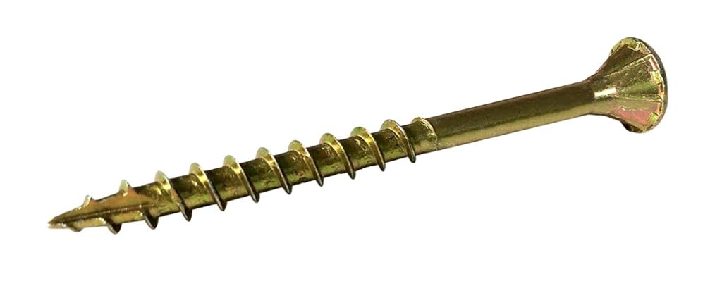 Reisser Yellow - 5.0 X 100 R2 Cutter Wood Screw Csk Pozi Part Thread (200)