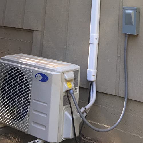 1/2 Inch Flexible Conduit Liquid Tight Connector Nonmetallic Liquid Tight Straight Conduit Pvc Flexible Electrical Conduit Fittings Ul Listed 10Pack #TOP6