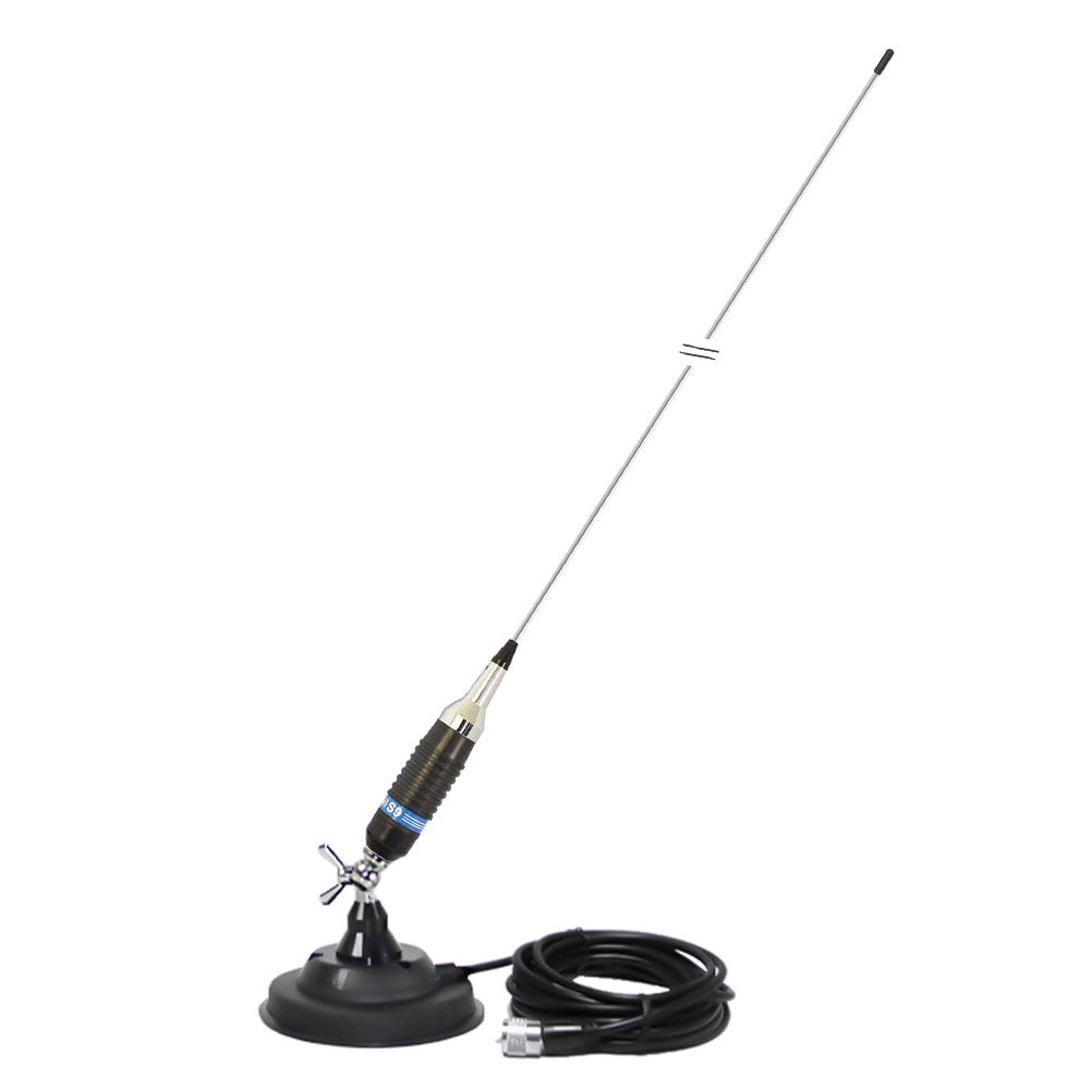 Antenna CB PNI S9 Magnete a farfalla lungo 120 cm e 125 mm/ 125 mm incluso
