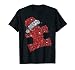 Pieza de rompecabezas Papá Noel Sombrero Regalo de Navidad Conciencia de autismo Camiseta