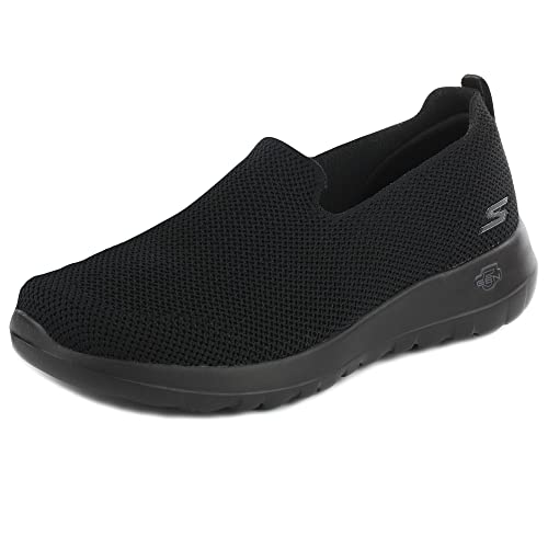 Skechers Go Walk Joy Sensational Day, Zapatillas De Deporte Mujer, Black Textile Trim, 37 EU