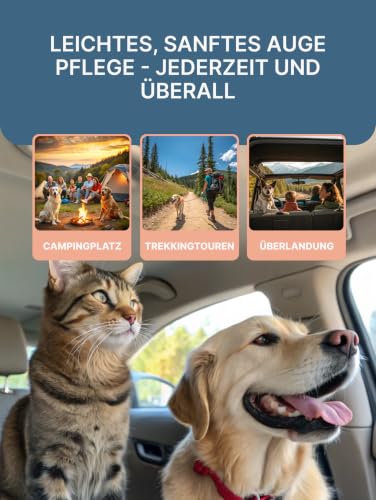 Tränenflecken Wipes Hund & Katze | Augenpflege Finger:Pads | 35 Stück