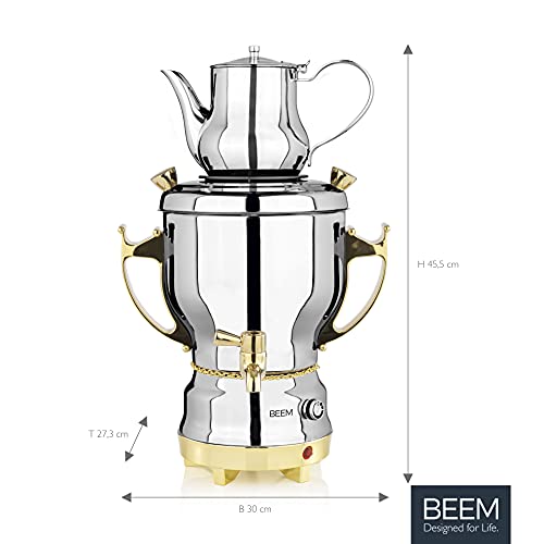 Samowar BEEM Tea Classic Teekocher aus Edelstahl