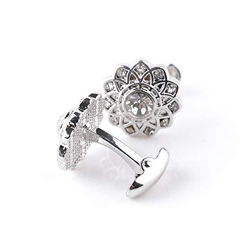 YUNGYE Elegante Manchetknopen Voor Vrouwen Mannen Frans Shirt Graveren Manchetknopen Ronde Manchetknopen Geschenken Voor Heren Manchetknopen voor Mannen Vrouwen - Image 6