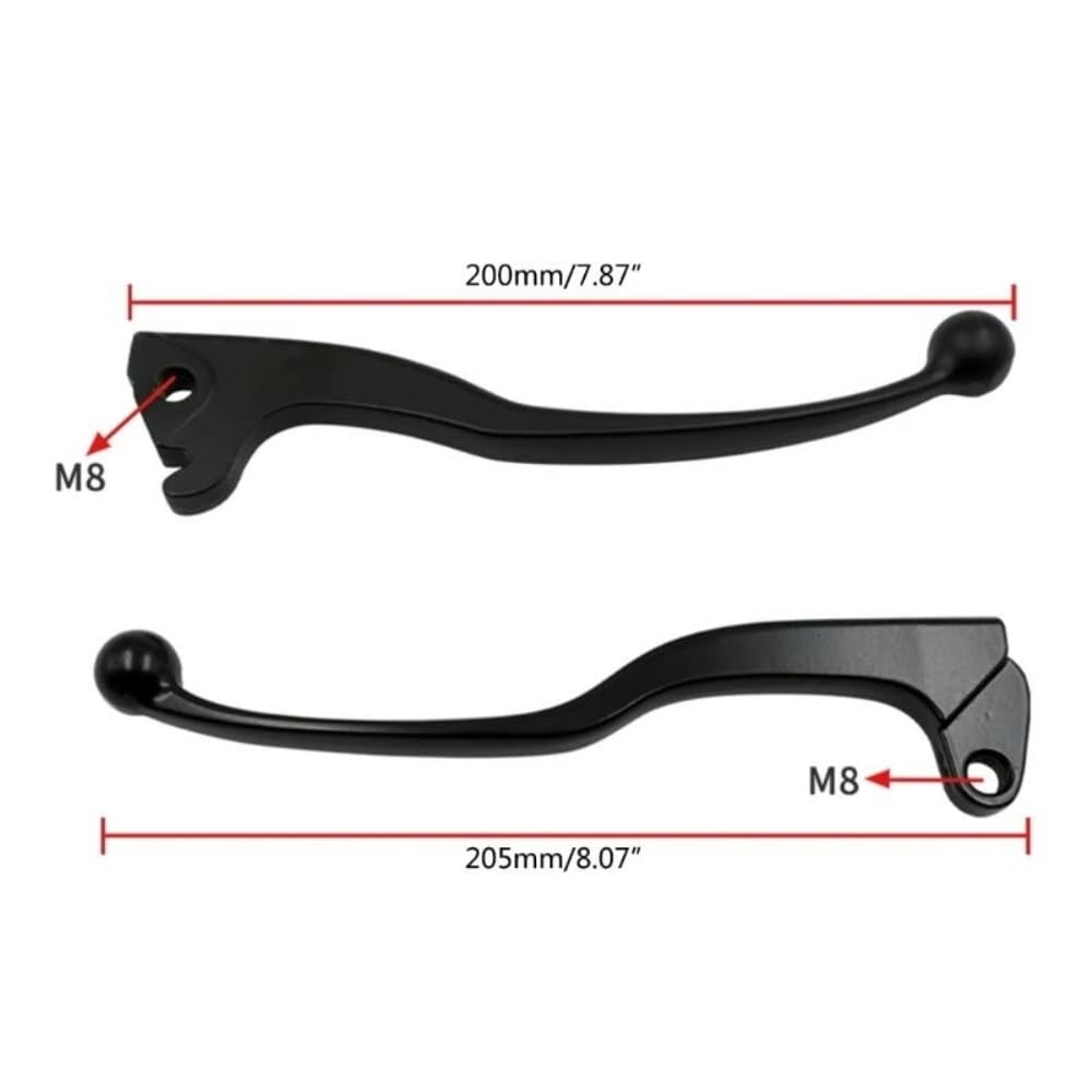 GSDKKHG per YBR 125 2005 2006-2015 2013 2011 YBR125 125CC 1 Coppia Leva Freno Frizione Moto