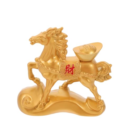 Feng Shui Yuan Bao et figurine de cheval pour harmoniser un bureau stressant