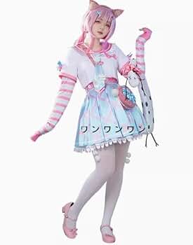 ヤン・ナリ　コスプレ　ウィッグ付き Amazon.co.jp: [900] VTuber ヤン・ナリウィッグ ，靴 付き