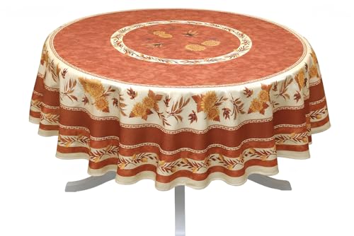 Promo Linge Nappe Anti-Tache Motif Tournesol Abeille – Rectangulaire ou Ronde – Plusieurs Tailles – Infroissable, Facile d’Entretien – Style...