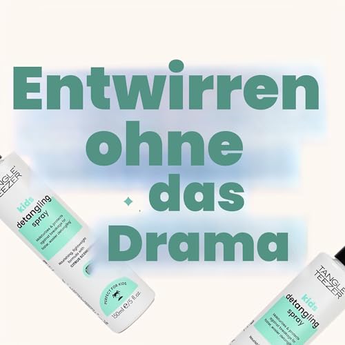 Tangle Teezer Entwirrungsspray für Kinder – Keine Knoten, Keine Tränen – Frischer Zitrusduft – Vegan & Ohne Tierversuche – Sanftes & Schnelles Entwirren