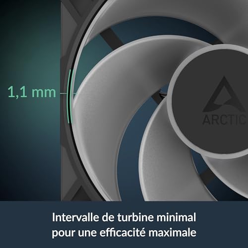 Ventilateur PWM ARCTIC P12 Pro Reverse A-RGB en pack de 3 pour boîtier PC - 5