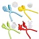 LOPOTIN 4STK Schneeball Former Schneeformen Schneeballzange Schnee Spielzeug Kinder Schneeball Maker Schnee Former Snowball Maker Schneespielzeuge für Jungen Mädchen Winter Outdoor Aktivitäten