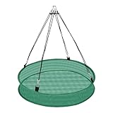 屋外用鳥フィーダー - ハミングバードフィーダートレイ、耐候性給餌ステーション |丈夫なキャッチャートレイ、ゴシキヒワ、スズメ、フィンチ、チカディー、裏庭、庭、野生動物用の安全な止まり木付き