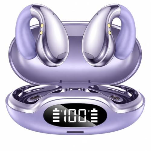 Ultra Open Ear Earbuds, Clip On Wireless Headphones with Open Ear Comfort - image 1