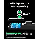 eufy Security Smart Lock C220, Fingerprint Keyless Entry Door Lock, Built-in Wi-Fi, App Remote Control, Front Door Smart Lock Deadbolt, 8Months Battery, Reliable Power, IP53 Waterproof, BHMA Grade 3 - Image 3