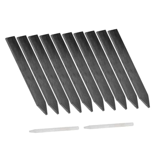 Gogogmee 1Set Plant Labels Durable Garden Markers with Pens for Potted Plants Easy to Insert Lightweight Portable for Vegetable Flower Gardens