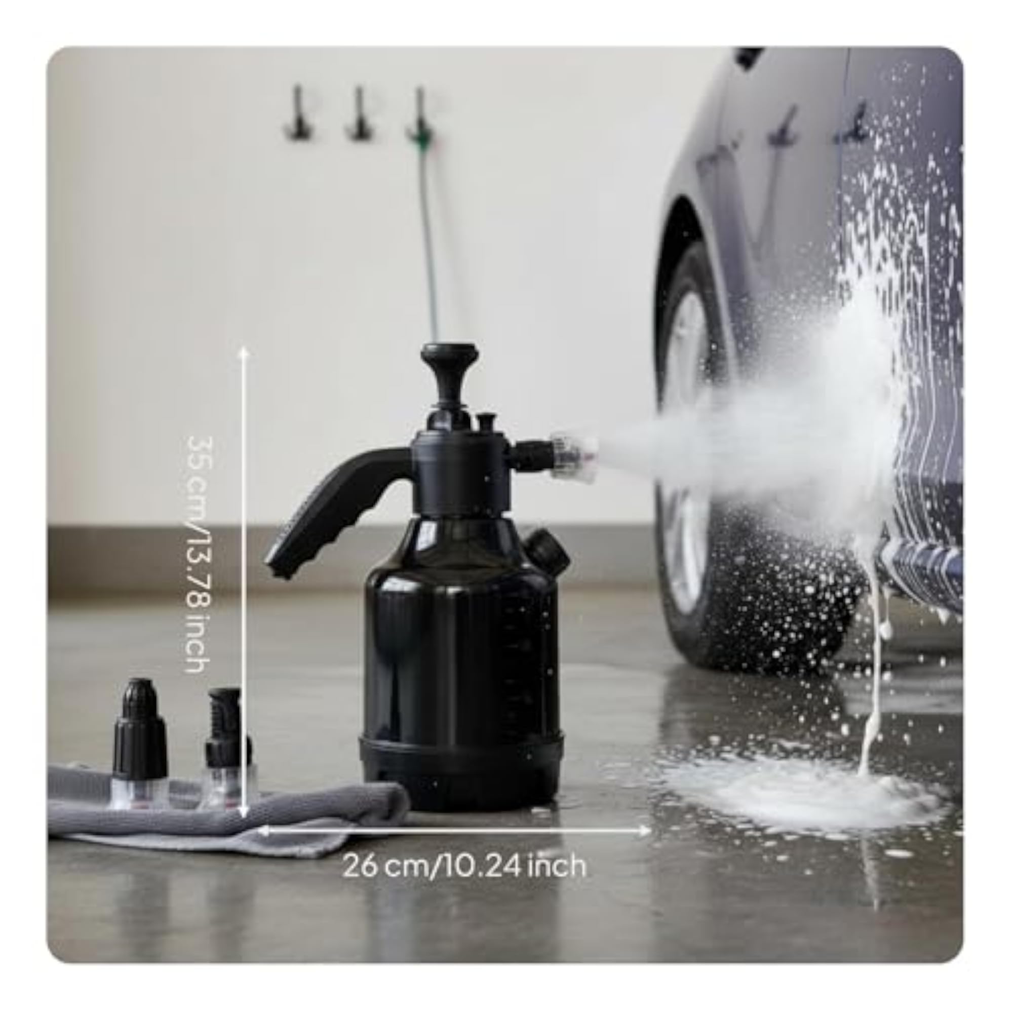 Air-Powered Foam Bottle Continuous Spray Dispenser
