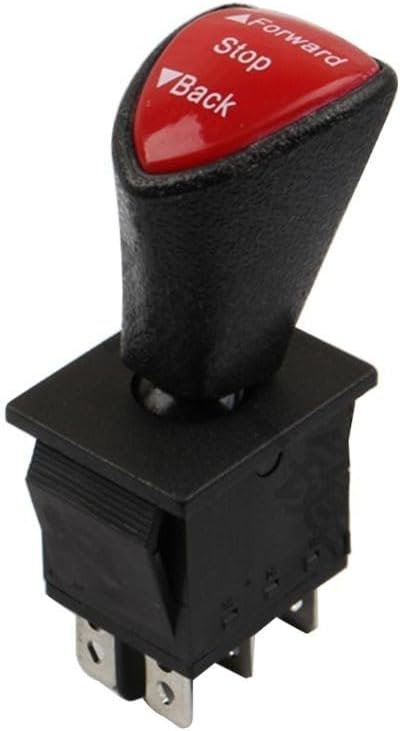 Nice Portable Industrail Testing Switch Slide Switch Black DPDT Latching 1 PC 6-pin AC 125V 20A Advance-Stop-Back(A)