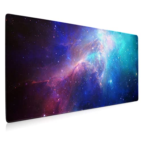 Tapis de Souris Gaming XXL - 900 x 400 mm - Gamer Mouse Pad - Grand Desk Pad - Base en Caoutchouc Antidérapant - Extra Large Mouse Mat avec Motif - Ordinateur - Bureau/Domicile