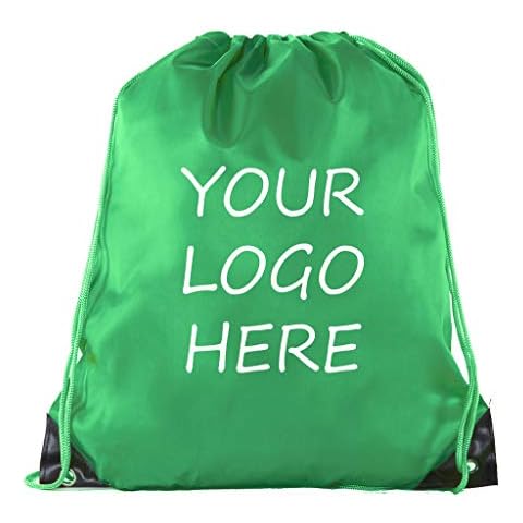 Mato & Hash Custom Bags With Your Logo | Promotional Drawstring Backpack - 100PK Forest Green CE2500 Cover