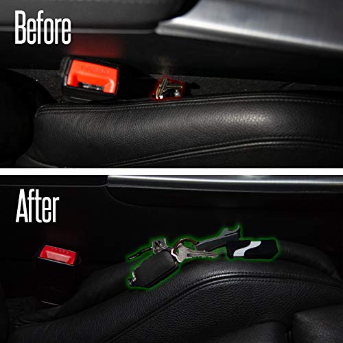 Image of TeKX Car Seat Gap Filler (2 Pack) Neoprene Cotton Universal Fit Seat Organizer, Car Essential Seat Gap Cover