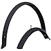 Firmstrong Beach Cruiser Bicycle Fender Set, Front/Rear, Matte Black, 26