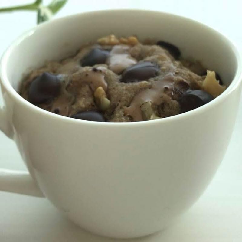 thenibblebox Mug Cake mix (Chocolate chip) 80g Pouch [70% dry fruits, Gluten Free, Dairy Free, no Refined Sugar] Makes in 90 Seconds (Pack of 2)-image-18