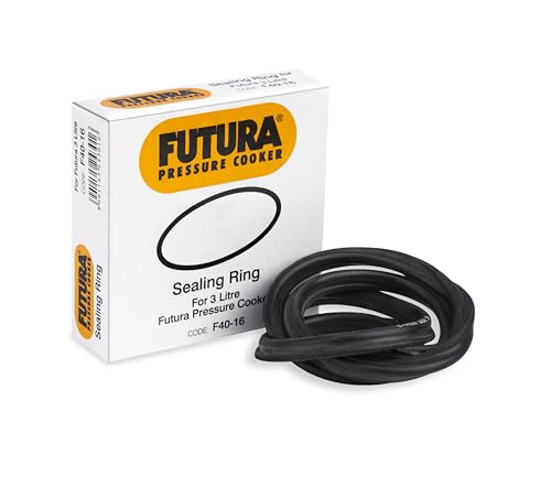 Hawkins Rubber Futura Sealing Ring For 3 Litre Futura Pressure Cooker, Black, Standard (BGF)