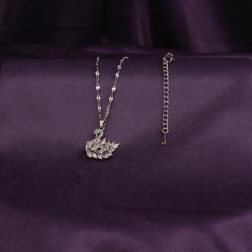 Image of SALTY Anti Tarnish Pendant Necklace for Women | Stylish Locket Neck Chain | Fashion Jewellery Accessories for Girls Boys | Minimal Jewelry | Ideal for Gifting - Scorpio | Gift for Diwali, Christmas, Marriage, Birthday