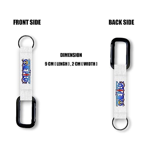 ISEE 360® One Piece Lanyard Keychain For Bikes Car Riders Hook and Ring Keychains (L x H 9 x 2