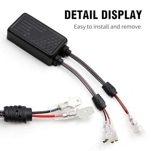 Hoypeyfiy H1 H3 Canbus Decoder Anti Flicker Harness LED miniatura 4