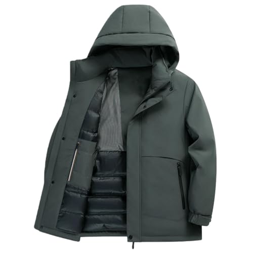 Veste chaude en duvet homme pour affronter l'hiver avec style et confort