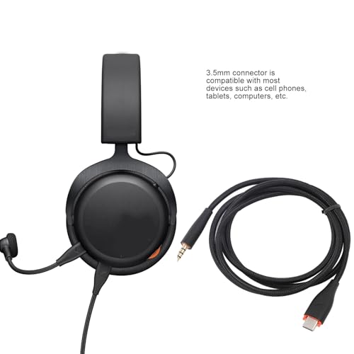 Cable de Audio USB-C a Jack 3.5mm 1.2 m Negro miniatura 3