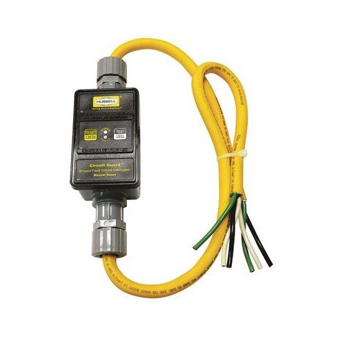 Hubbell GFP2301 Port GFCI, Manual Set, 30 amp, 240V, 2'