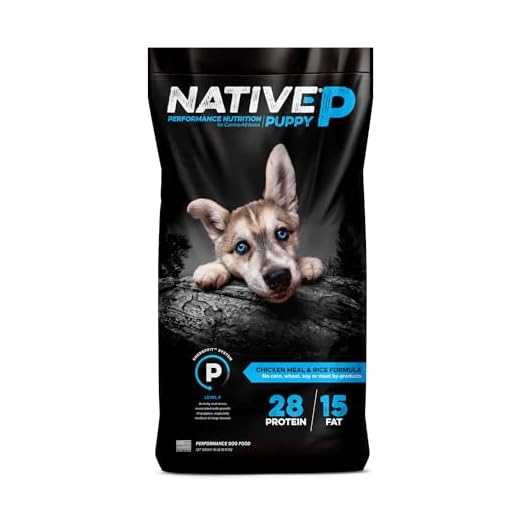 NATIVE Performance Puppy Food | Chicken Meal and Rice Formula | No Filler or Bi-Products | 40 Pound Bag