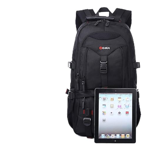 Kaka - Mochila impermeable para portátil (35 L), color negro