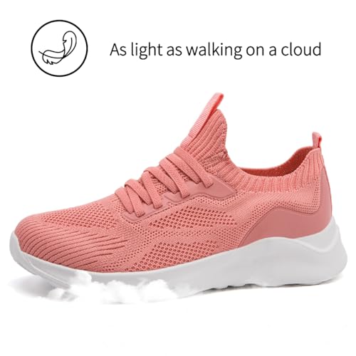 Image of DLWKIPV Womens Slip on Walking Tennis Shoes for Women Work Running Athletic Gym Sports Sneakers Lightweight Casual Shoe