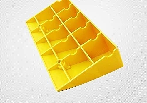 Rampa curb para entrada, 50x38x15 cm, color amarillo miniatura 4