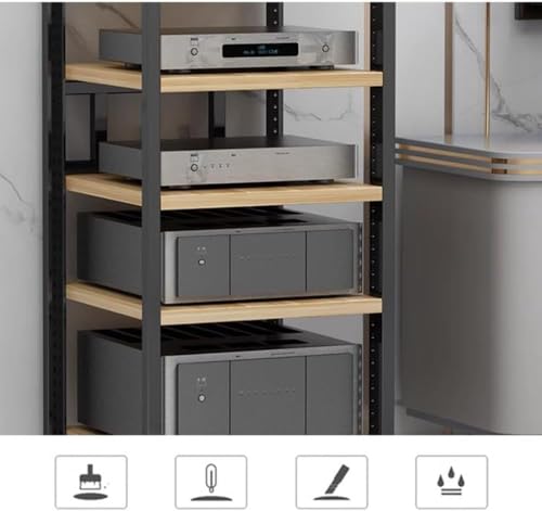 Mueble para equipo de audio de pie que soluciona la falta de espacio en sistemas Hi-Fi 5