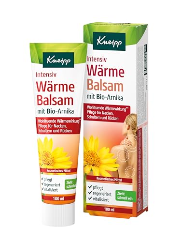 Kneipp Intensiv Wärme Balsam mit Bio-Arnika - Pflege für Nacken, Schultern und Rücken - 100ml
