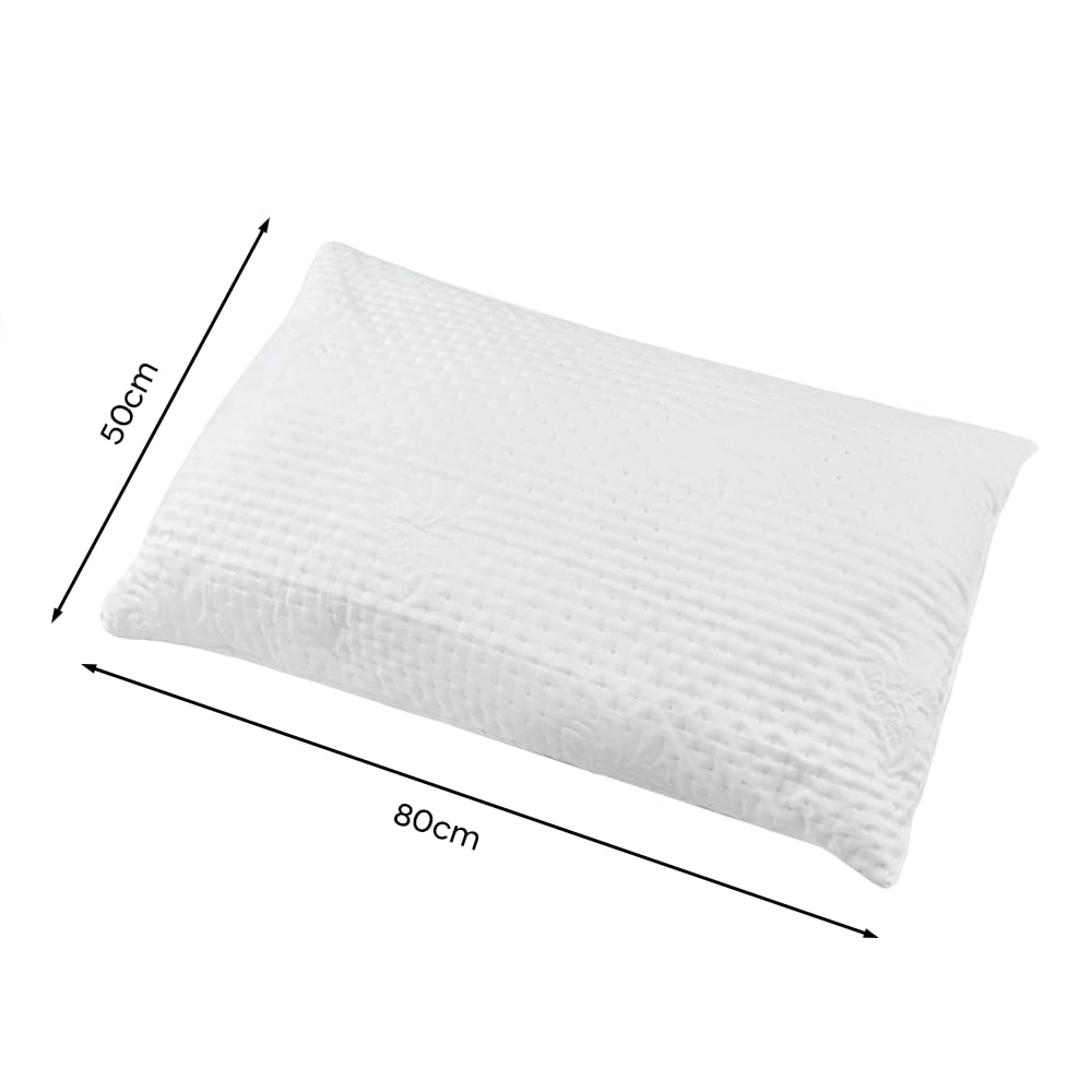 Mediawave Store - Guanciali Per Letto Ortopedici, Piuma Anallergica, Cuscini Imbottiti, Morbidi, Comodi, Guanciali Letto (4)