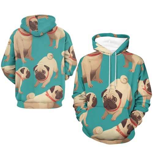 Hoodie Chien Cartoon - Pull chaud idéal pour vos sorties décontractées - 7