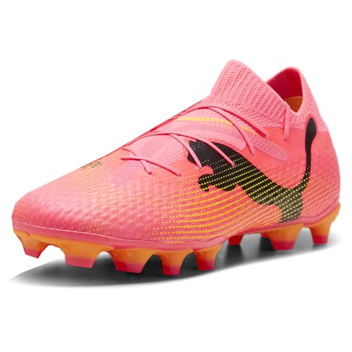 PUMA Mens Future 7 Pro Firm GroundAg Soccer Cleats Cleated, Outdoor, Turf - Pink2