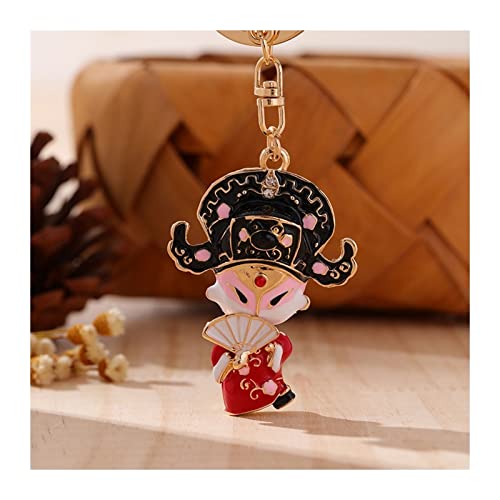 KUYWLMKMZZ Llavero de Mano Bolso Mochila decoración de Gama Alta Llavero Llavero aleación Llavero Amor Serie Llavero (Color : A, Size : S) Cover