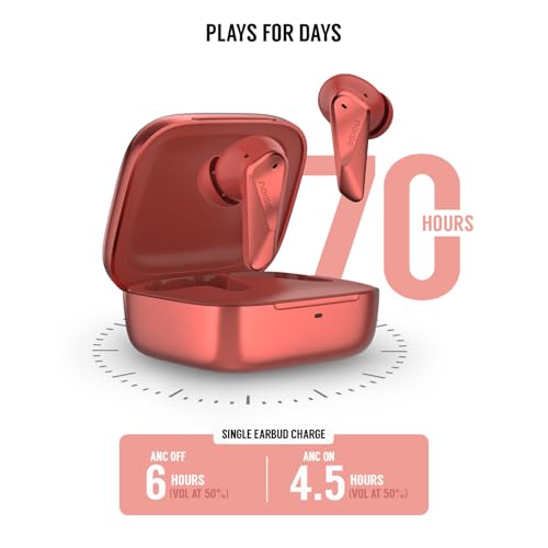 Image of Noise Buds N2 Pro Truly Wireless Earbuds with ANC (Up to 32dB), 70H Playtime, Dual Pairing, InstaCharge (10 Min = 200 Min), Bluetooth v6.0, Metallic Finish - Arctic Blue