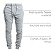 Ultra Performance 3 Pack Fleece Active Tech Joggers for Men, Mens Sweatpants with Zipper Pockets