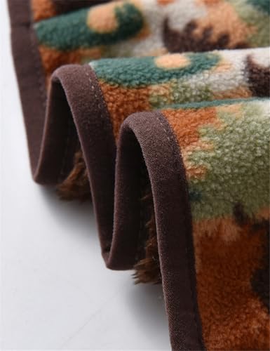 Image of Kids Printed Fleece Jacket Sherpa Lined Lightweight Zip | Toddler Baby Boys Girls Autumn Winter Warm Outerwear Soft Polar Fleece Car Seat Friendly Zip Up Coat