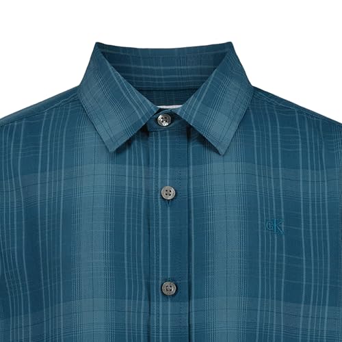 Image of Calvin Klein Boys Long Sleeve Woven Button-Down Shirt