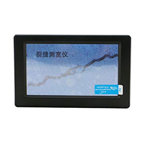 Tongbao Digital Concrete Crack Width Gauge Meter Tester CK-102 0 to 8mm Bridges Tunnels Buildings Metal Surface Crack Width Slit Width Gauge Observation Instrument