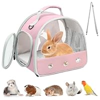 Kleine Haustier-Tragetasche, Kleintier Tragetasche, Transportbox für Katze Mit Seitlicher Öffnung, Meerschweinchen-Tragetasche, Faltbare Transportbox, Hundetransportbox für Kätzchen Welpen Vögel