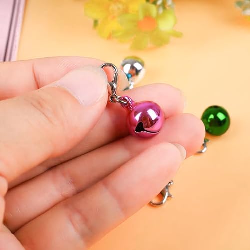 Aoche Pet Bells For Dog Cat Collar 6 Pack,Charm Pet Pendant Accessories With1 Pack Stainless Steel Keychain thumb #6